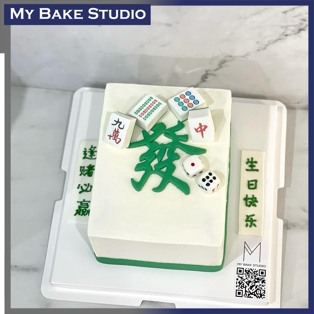 Mahjong Tile Cake