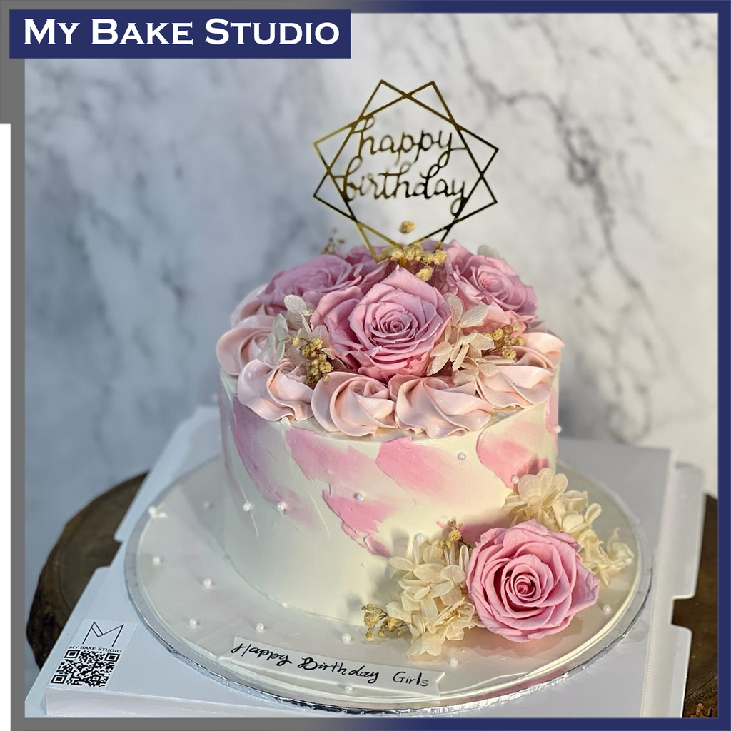 Rosette Rose Cake