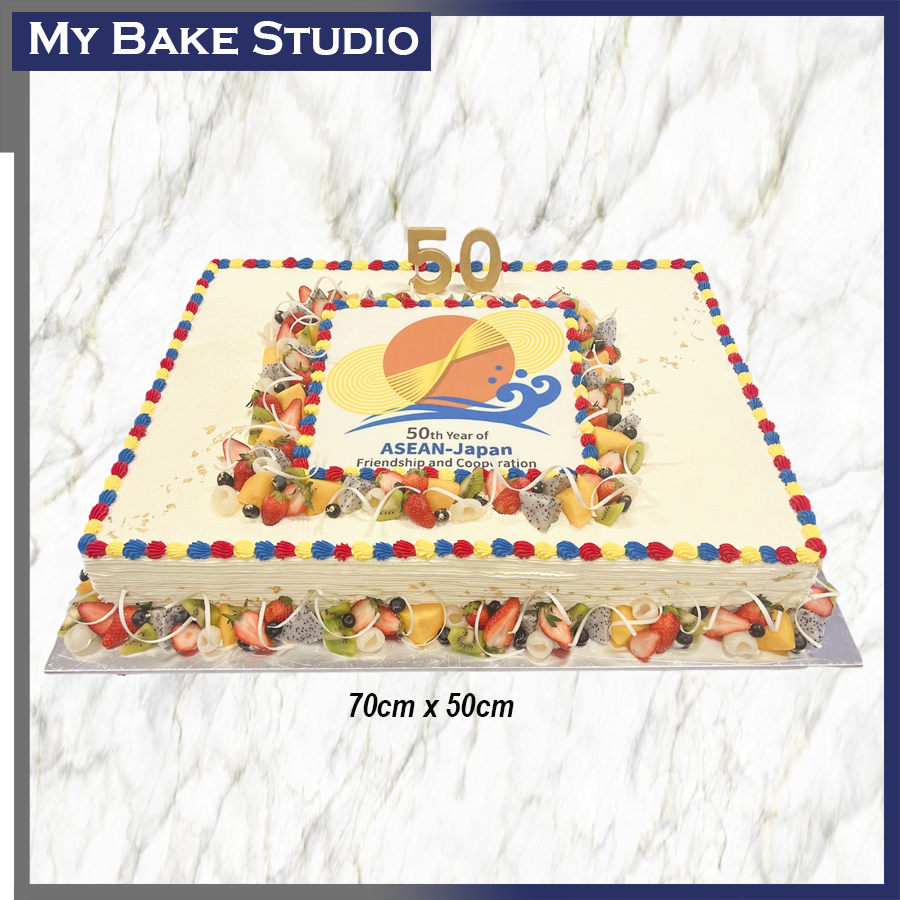 Corporate edible Image Cake