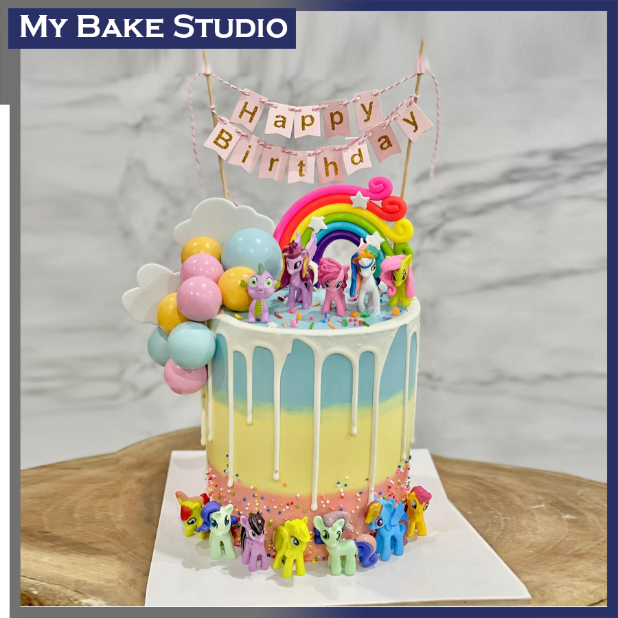 Rainbow Little Pony Cake