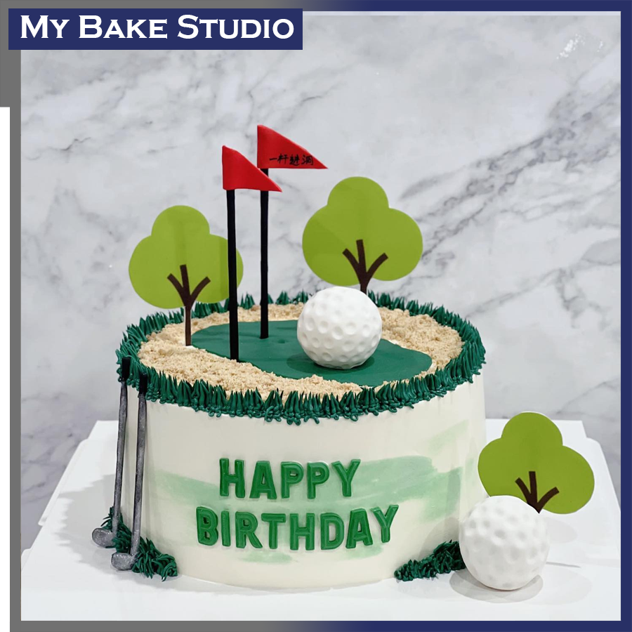 Golf Hole in One Cake