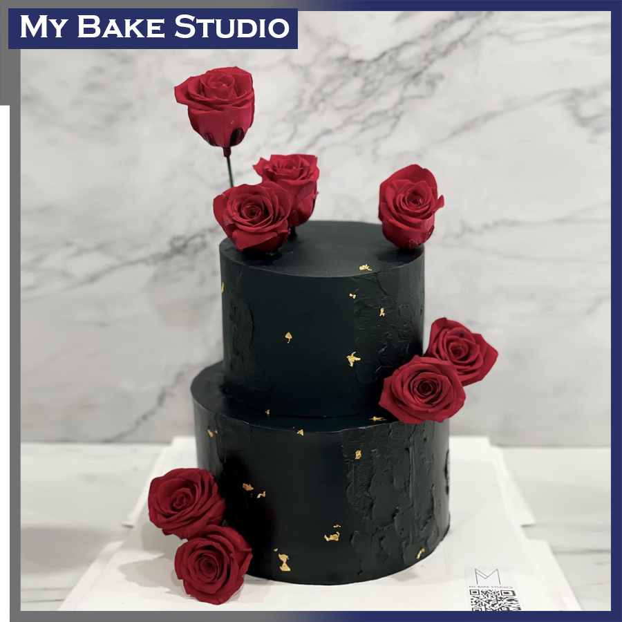 Obsidian Rose Cake