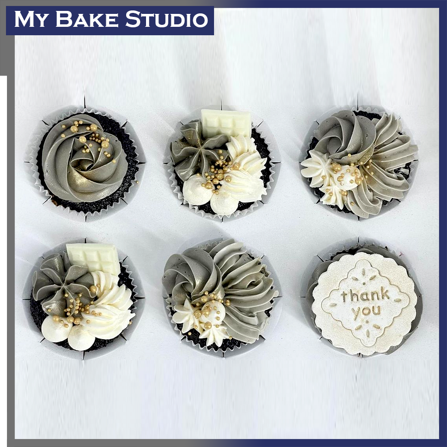 Grey Mist Cupcakes