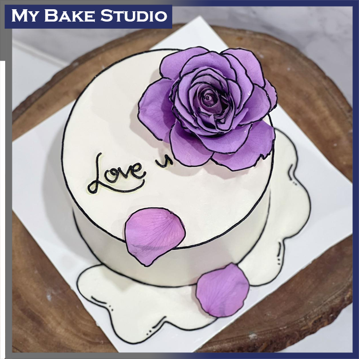 2D Love U Cake
