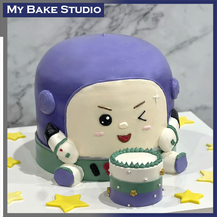 3D Space Boy Cake