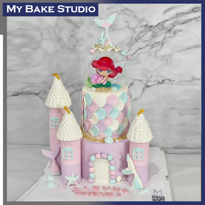 Mermaid castle Cake