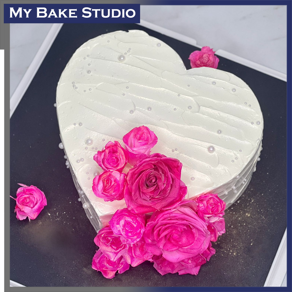 Heart & Roses Cake