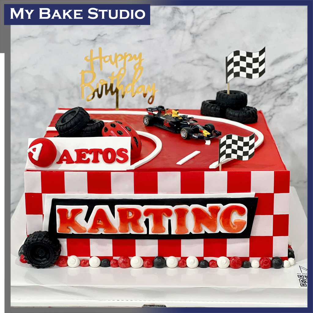 Racing F1 Gokart Cake