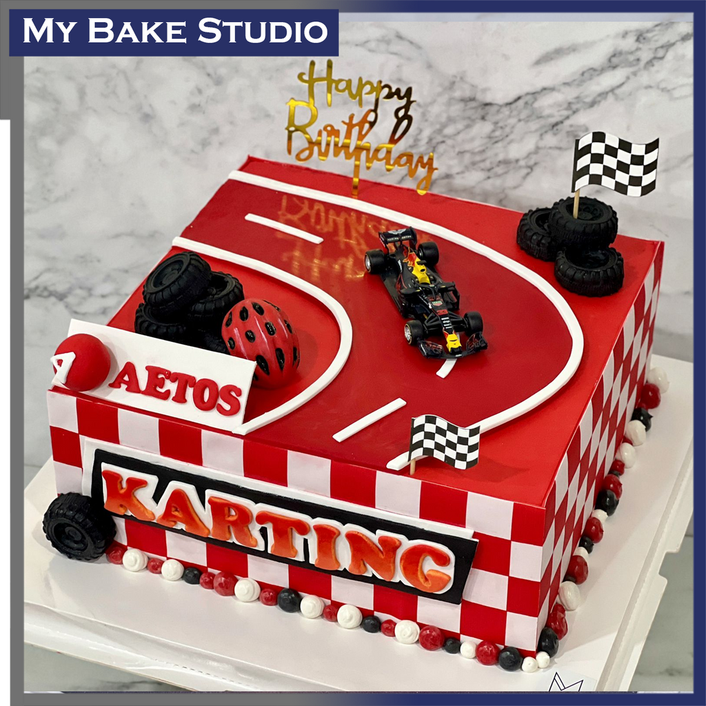 Racing F1 Gokart Cake
