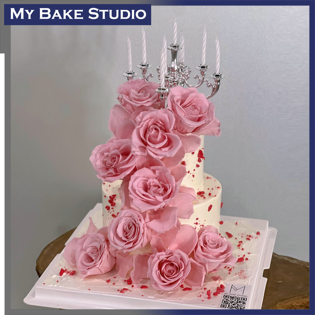 Romance of the Rose Cake