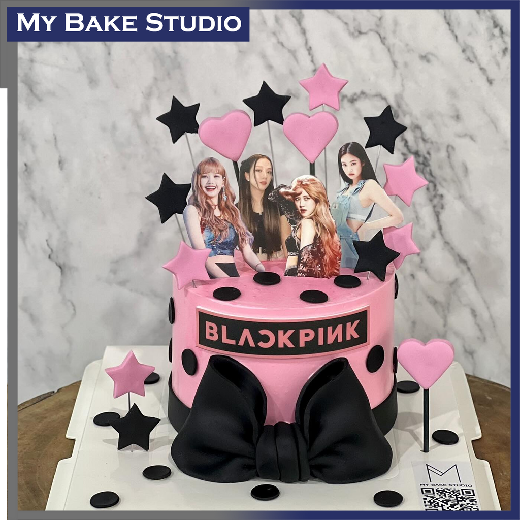 Party Black Pink Cake