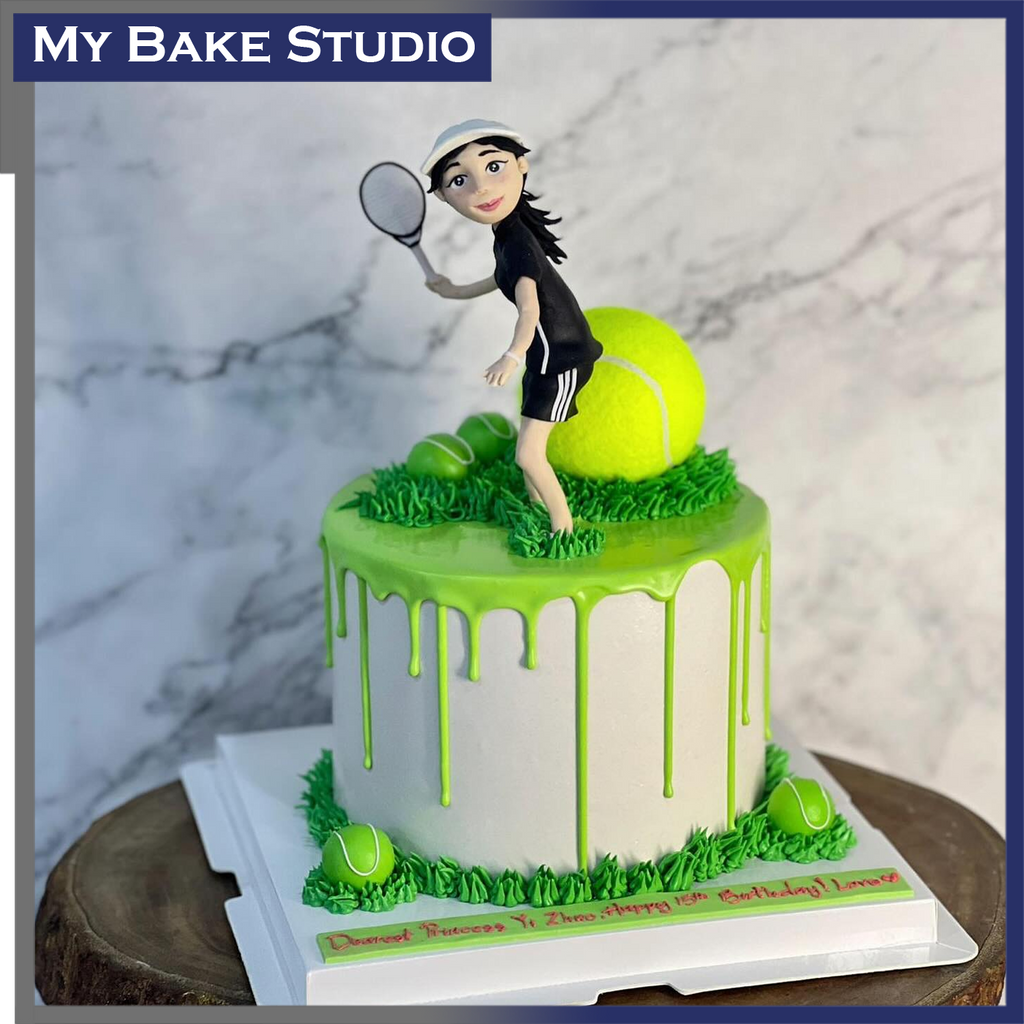The Tennis Player Cake