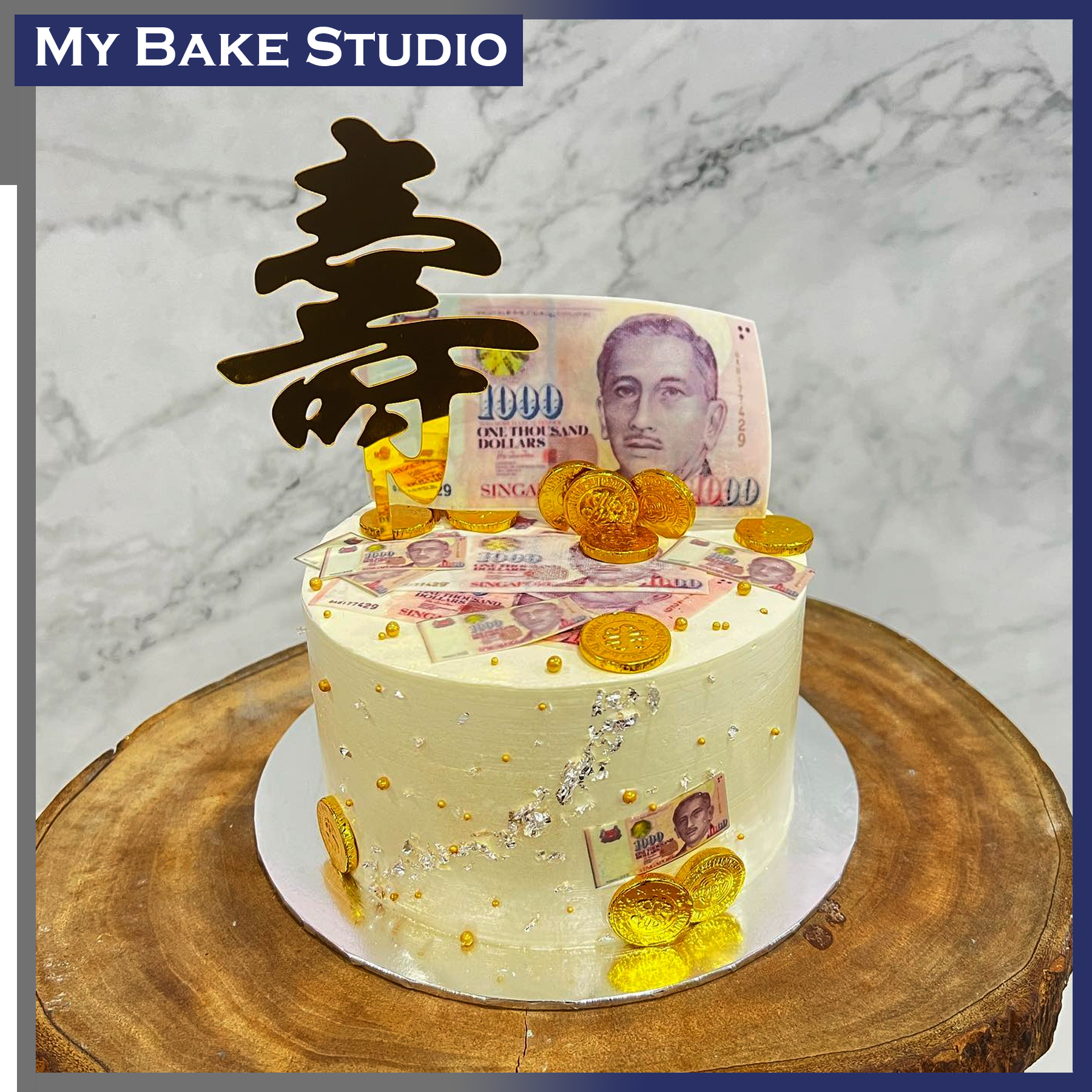 Stock Money Cake. Cake Designs For Husband. Noida & Gurgaon – Creme Castle