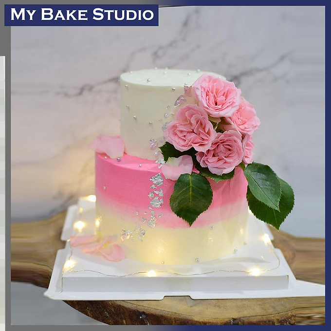 Elegant Rose Cake