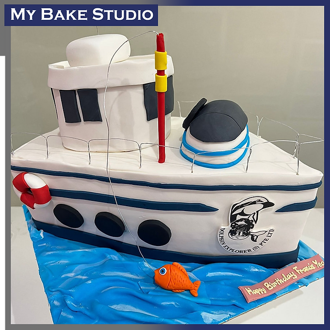 3D Ship Cake