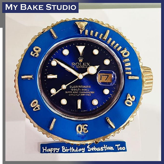 Branded Watch 3 Cake