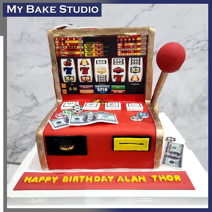 The Sensational Cakes: Slot machine jackpot gold good fortune casino adult  birthday masterpiece 3d customized cake #singaporecake #casinocake #3dcake  #birthdaycake #slotmachinecake #adultbirthday